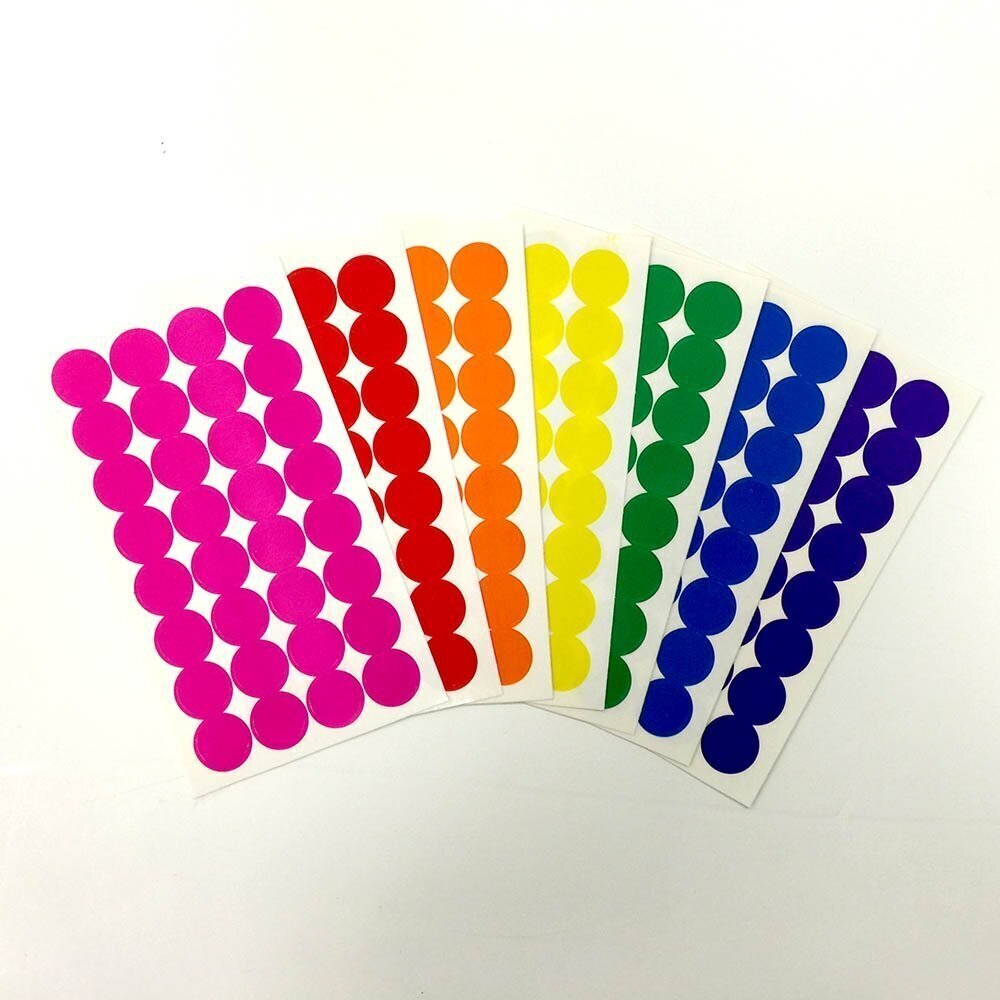6997 Mark-It Big Dots Transparent 3/4 Inch 224 Count